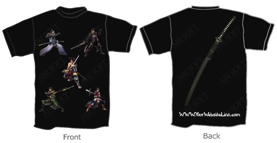 Wasilisho la Shindano #8 la                                                 Samurai T-shirt Design for Cripplejitsu
                                            