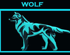 #11 za Design a wolf for a yoga mat od amparrilla231