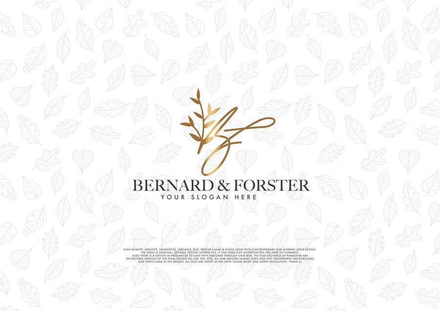 Contest Entry #72 for                                                 Bernard & Forster Logo Design
                                            