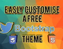 #21 untuk Design an Advertisement for Easily Customise a FREE Bootstrap Template oleh hatimmak