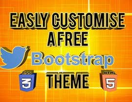 #22 untuk Design an Advertisement for Easily Customise a FREE Bootstrap Template oleh hatimmak