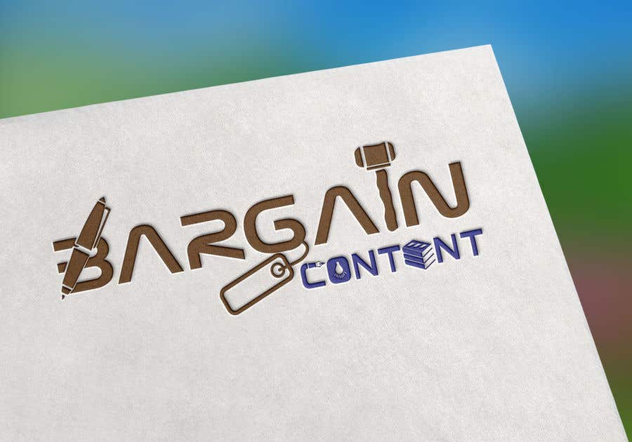 Natečajni vnos #4 za                                                 Logo design for BargainContent.com
                                            