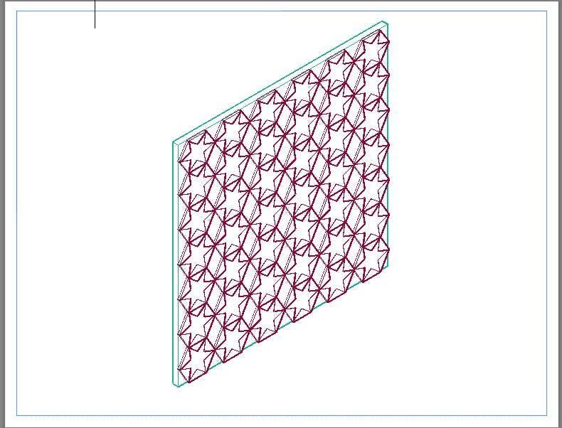 Proposition n°12 du concours                                                 design a modern 3d wall panel in .dxf or .3dm
                                            