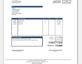 #10 for Design an Invoice Template XLS by Monjilalamia