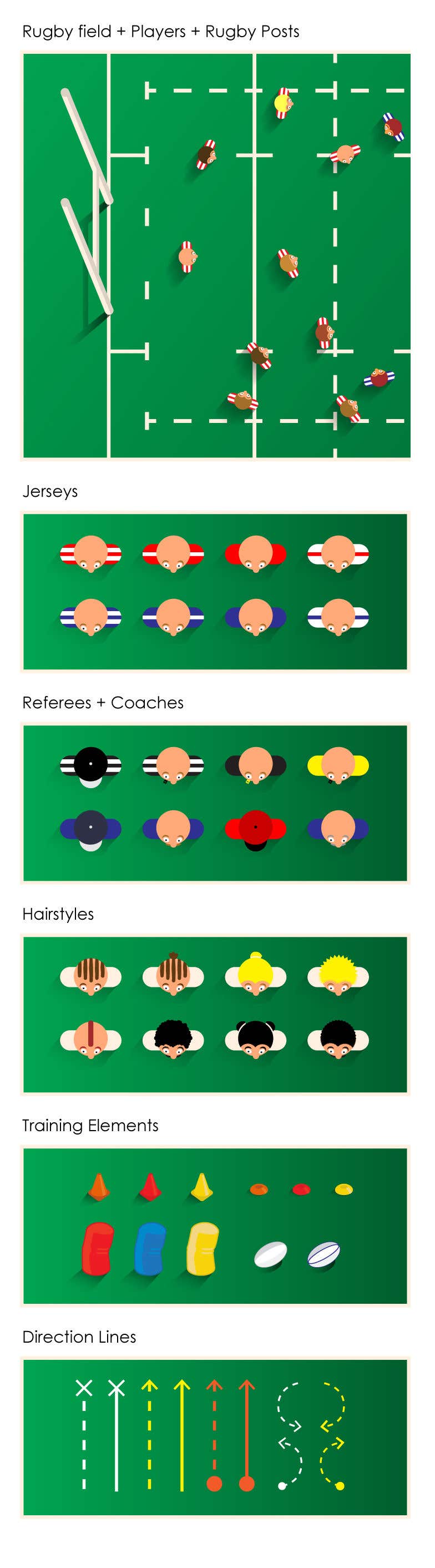 Contest Entry #5 for                                                 Rugby Gameplan Infographic
                                            