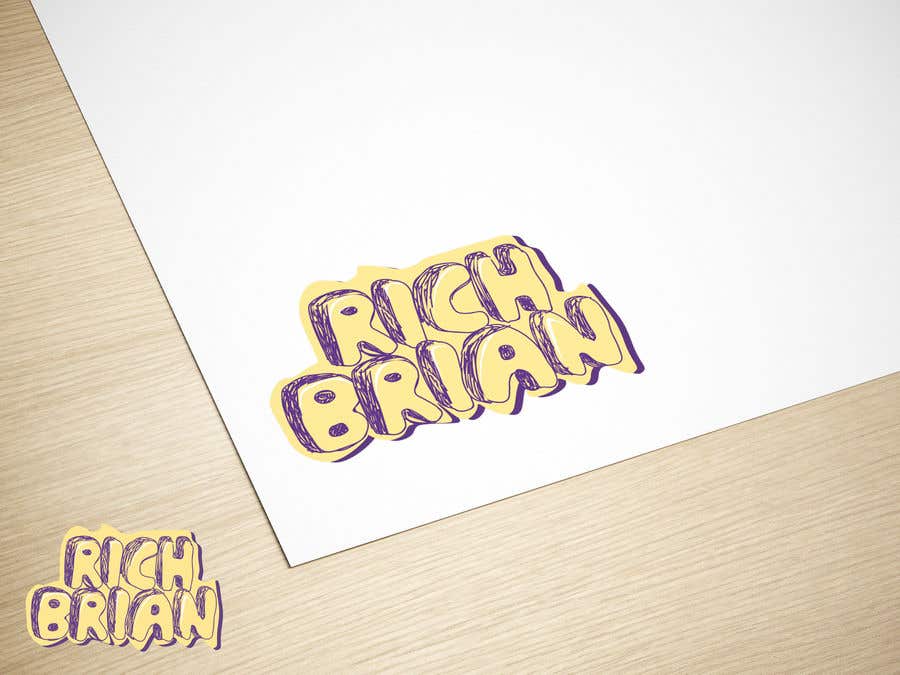 Kandidatura #52për                                                 "RICH BRIAN" custom style logo
                                            