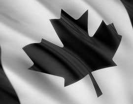 #67 para Big black Canadian Waving Flag de Marketbeesgroup