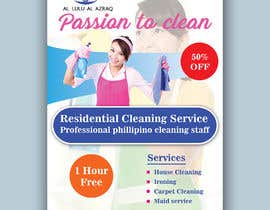 #105 para create a flyer for residential cleaning de shazzadul