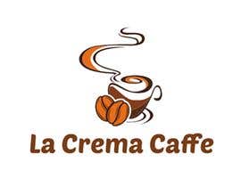 #8 untuk Creative logo for coffee shop named “la crema caffé” oleh ShahraizCheema