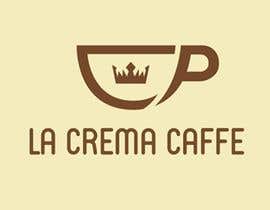 #9 untuk Creative logo for coffee shop named “la crema caffé” oleh ShahraizCheema