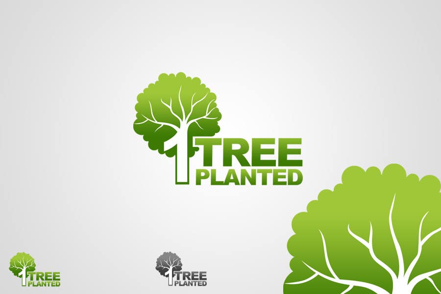 #92. pályamű a(z)                                                  Logo Design for -  1 Tree Planted
                                             versenyre