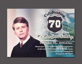 #60 for 70th Birthday Invite by adesign060208