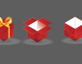 #14 for Set of red Gift Icons by ROMANBD6