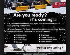 #12 for Create snow plowing &amp; removal flier by gerardguangco
