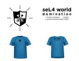 Nro 6 kilpailuun T-shirt Design (theme: seL4, advanced operating system, unsw) käyttäjältä littlenaka