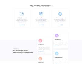 #172 dla Design only for hosting company - 2 pages przez Qweser