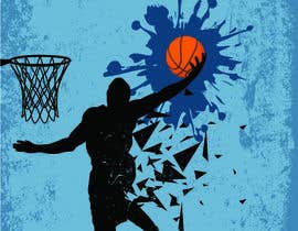 #9 for Design basketball themed wallpaper for the office by tahmidula1