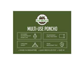 #13 for Product label for a poncho by Mahmud3500