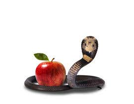 #23 para Simple image with snake and apple de GmTariqKhan