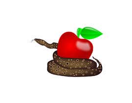 #13 para Simple image with snake and apple de Raju1357