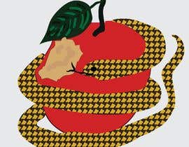 #39 pёr Simple image with snake and apple nga sshhll