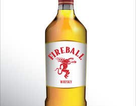 #7 para Need a great Vector of Fireball Whisky Label de skdesign03