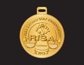 #24 for Design a winners medal for our charity golf tournament. The medal will be produced in acrylic and so should contain 2-4 colors, incorporate our logo (2 versions attached), incorporate a golf element and something like “RISA golf winner 2019”. av jerwellcultura