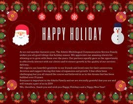 #7 para Create a Post card for Holiday Season for our small business de sjcdas