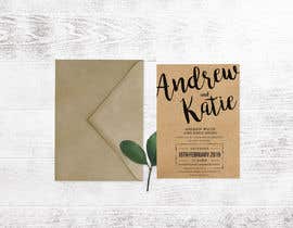#25 for Design a rustic wedding invite template by phthai