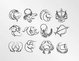 #10 Graphic Design Zodiac Signs Symbols részére imrovicz55 által