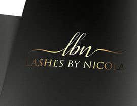 ahad7777님에 의한 I need a logo for my new eyelash business, I want LBN to be the main name with Lashes by Nicola in small writing underneath. I would like a background theme to be a marble effect, rose gold or pink to maybe be incorporated wether it&#039;s writing or outline.을(를) 위한 #6
