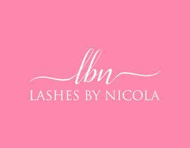 #7 para I need a logo for my new eyelash business, I want LBN to be the main name with Lashes by Nicola in small writing underneath. I would like a background theme to be a marble effect, rose gold or pink to maybe be incorporated wether it&#039;s writing or outline. de ahad7777
