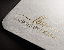ahad7777님에 의한 I need a logo for my new eyelash business, I want LBN to be the main name with Lashes by Nicola in small writing underneath. I would like a background theme to be a marble effect, rose gold or pink to maybe be incorporated wether it&#039;s writing or outline.을(를) 위한 #10
