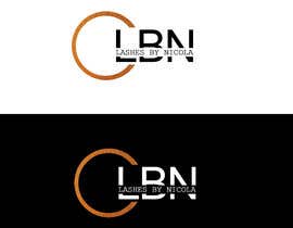 athinadarrell tarafından I need a logo for my new eyelash business, I want LBN to be the main name with Lashes by Nicola in small writing underneath. I would like a background theme to be a marble effect, rose gold or pink to maybe be incorporated wether it&#039;s writing or outline. için no 2