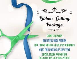 #4 för Ribbon Cutting Advertisment Design av shazaismail01