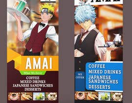 #13 สำหรับ Amai Cafe Banner Stand design x2 โดย Feb16