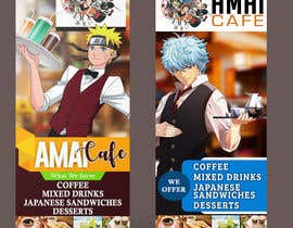 #19 pentru Amai Cafe Banner Stand design x2 de către Feb16