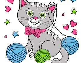 #49 para A cute cat logo for Valentine de zsrzayad