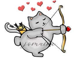 #55 para A cute cat logo for Valentine de jomainenicolee