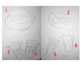 Číslo 5 pro uživatele Logo Design Mouth with tongue hanging out od uživatele Yiyio