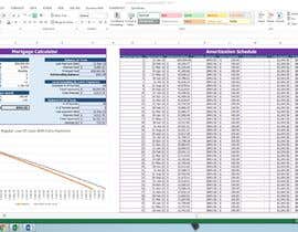 #16 para Build a mortgage amortization loan schedule with different parameters in excel de alienbd