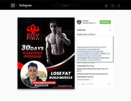 #206 for Design Instagram fitness banner (easy guaranteed money) by creativesolutanz