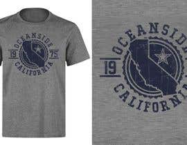 Nro 242 kilpailuun Oceanside California T-shirt design käyttäjältä Mariodeth
