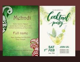 #8 for Cocktail and Mehndi E-Invite by ConceptGRAPHIC