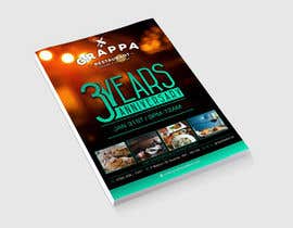 #170 per Create a flyer for my restaurant/bar&#039;s 3 year anniversary da jamiu4luv