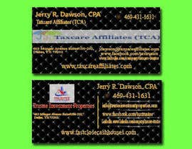 #29 para design double sided business cards - tax company/real estate company de mdbillah87