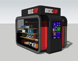 #34 para Thematic mall kiosk 3D model por aliwafaafif
