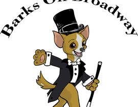 #21 para I need a logo designed. The name of the business is Barks On Broadway. I’ve attached the basic sketch and a photo of the dog it was drawn from for the color of the dog. I’d like to have a black jacket and hat, white shirt, black cane with white tip de VenatorDesigns