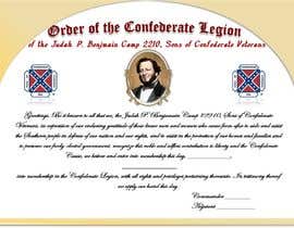#9 for SCV Legionnaire Membership Certificate by nesmajoseph