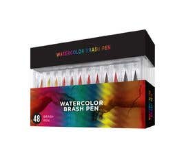 #3 for Create Print and Packaging Design for Watercolor Brash Pen by kalaja07